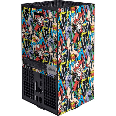 DC Comics Wonder Woman DC Bombshells Characters Pattern Xbox Series X Bundle Skin