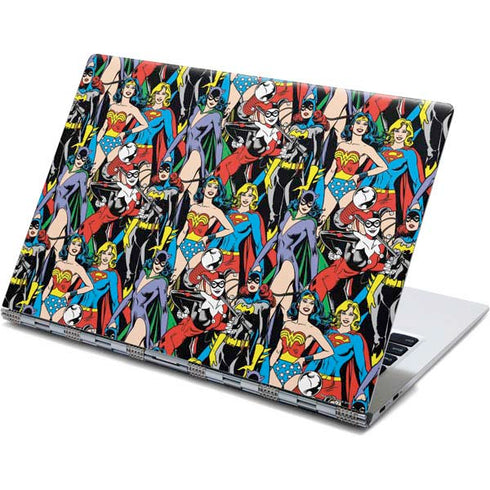 DC Comics Wonder Woman DC Bombshells Characters Pattern Yoga 910 2-in-1 14in Touch-Screen Skin