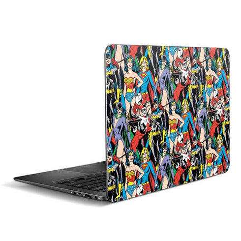 DC Comics Wonder Woman DC Bombshells Characters Pattern Zenbook UX305FA 13.3in Skin