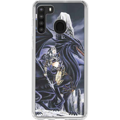 Ruth Thompson Dead of Winter Dragon and Warriors Galaxy A21 Clear Case