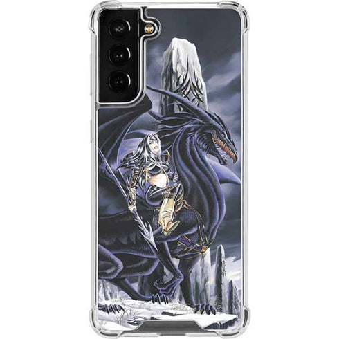 Ruth Thompson Dead of Winter Dragon and Warriors Galaxy S21 FE Clear Case
