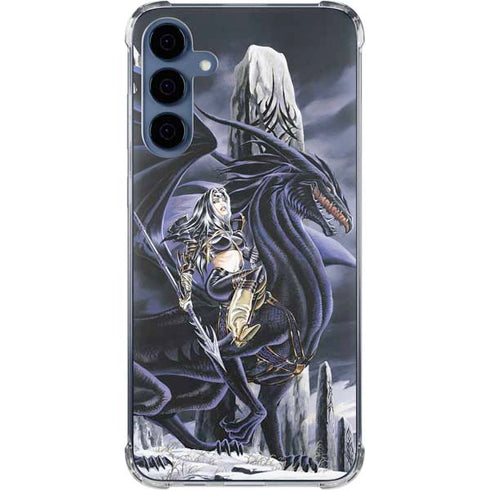 Dead of Winter Dragon and Warriors by Ruth Thompson Galaxy S24 Clear Case