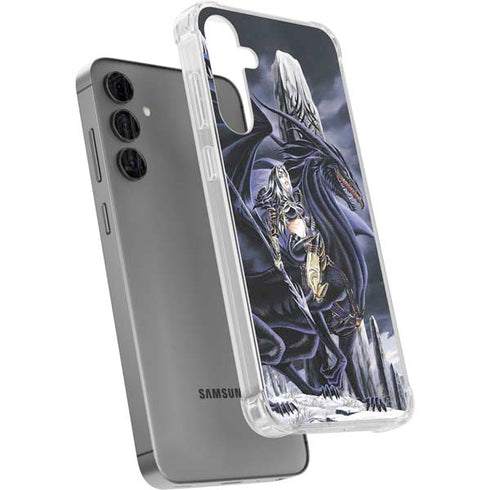 Dead of Winter Dragon and Warriors by Ruth Thompson Galaxy S24 Plus Clear Case