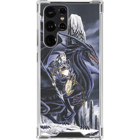 Dead of Winter Dragon and Warriors by Ruth Thompson Galaxy S24 Ultra Clear Case