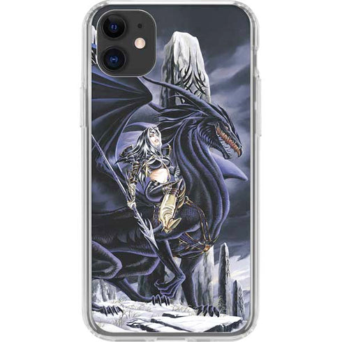 Dead of Winter Dragon and Warriors by Ruth Thompson iPhone 11 Clear Case