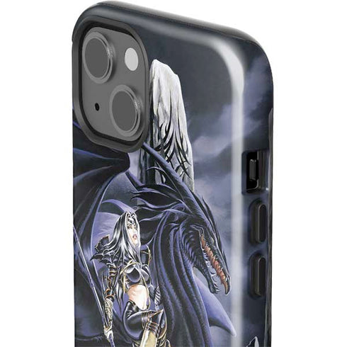 Dead of Winter Dragon and Warriors by Ruth Thompson iPhone 15 Plus Impact Case