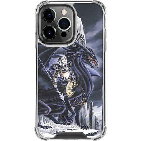 Dead of Winter Dragon and Warriors by Ruth Thompson iPhone 15 Pro Clear Case