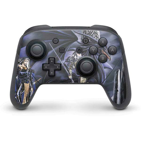 Ruth Thompson Dead of Winter Dragon and Warriors Nintendo Switch Pro Controller Skin
