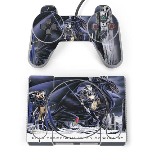 Ruth Thompson Dead of Winter Dragon and Warriors PlayStation Classic Bundle Skin