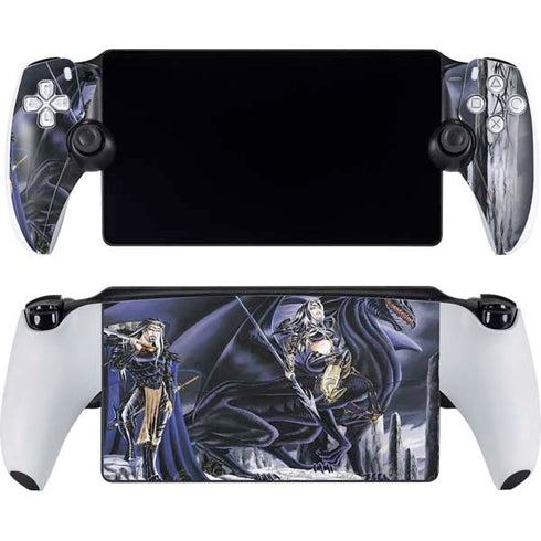 Dead of Winter Dragon and Warriors by Ruth Thompson PlayStation Portal Remote Player Skin