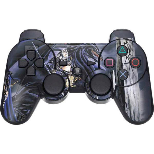 Ruth Thompson Dead of Winter Dragon and Warriors PS3 Dual Shock wireless controller Skin