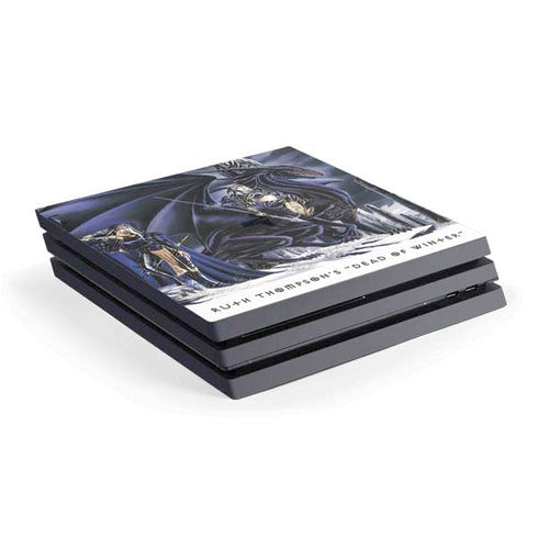 Ruth Thompson Dead of Winter Dragon and Warriors PS4 Pro Console Skin