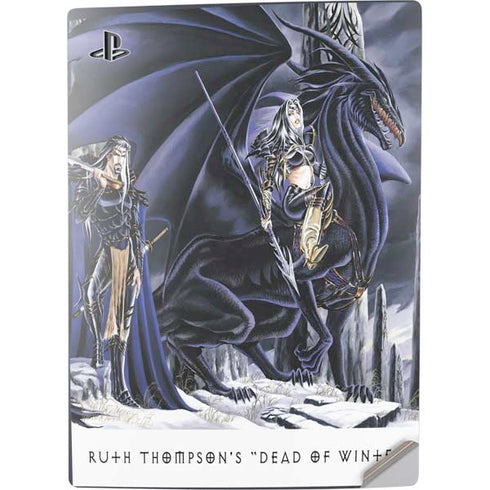 Ruth Thompson Dead of Winter Dragon and Warriors PS5 Digital Edition Console Skin