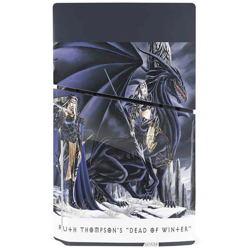 Dead of Winter Dragon and Warriors by Ruth Thompson PS5 Slim Disk Console Skin