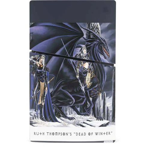 Dead of Winter Dragon and Warriors by Ruth Thompson PS5 Slim Digital Edition Bundle Skin