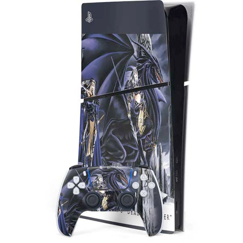 Dead of Winter Dragon and Warriors by Ruth Thompson PS5 Slim Digital Edition Console Skin