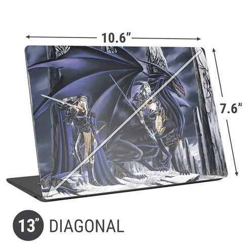 Ruth Thompson Dead of Winter Dragon and Warriors Universal Laptop 13in (10.6 x 7.6in) Skin