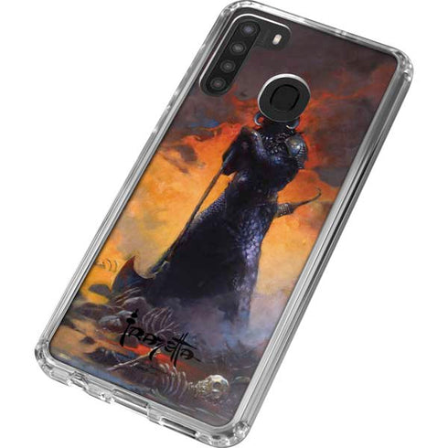 Frazetta Death Dealer Galaxy A21 Clear Case