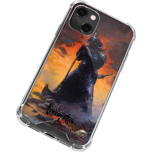 Frazetta Death Dealer iPhone 14 Plus Clear Case