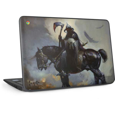 Death Dealer on Horseback by Frazetta HP Chromebook Skin