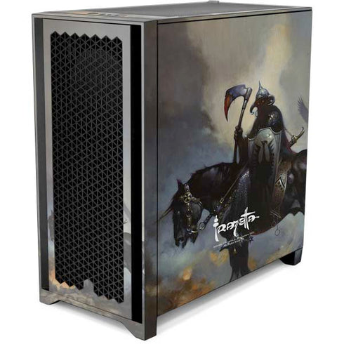 Frazetta Death Dealer on Horseback Corsair 4000D Tempered Glass Mid-Tower ATX Case Skin