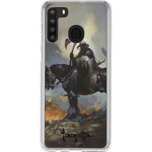 Frazetta Death Dealer on Horseback Galaxy A21 Clear Case