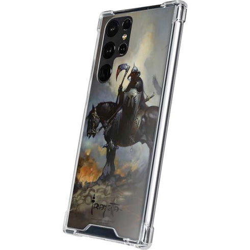 Frazetta Death Dealer on Horseback Galaxy S22 Ultra Clear Case