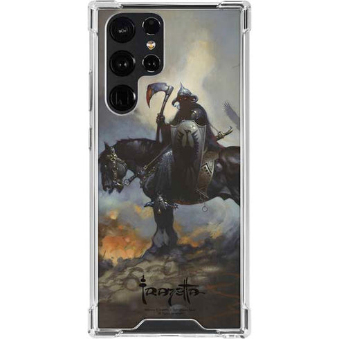 Death Dealer on Horseback by Frazetta Galaxy S24 Ultra Clear Case