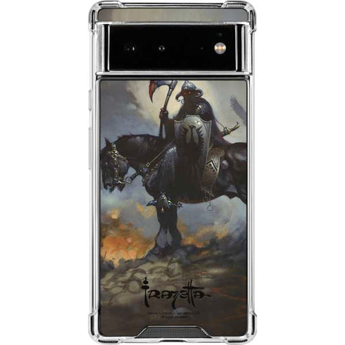 Frazetta Death Dealer on Horseback Google Pixel 6 Clear Case