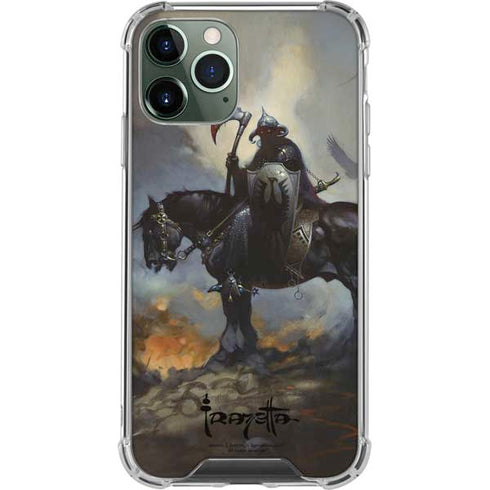 Death Dealer on Horseback by Frazetta iPhone 11 Pro Max Clear Case