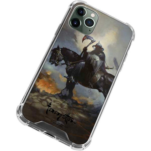 Death Dealer on Horseback by Frazetta iPhone 11 Pro Max Clear Case