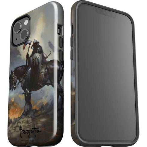 Death Dealer on Horseback by Frazetta iPhone 15 Plus Impact Case