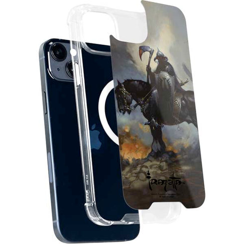 Death Dealer on Horseback by Frazetta iPhone 15 Plus MagSafe Case