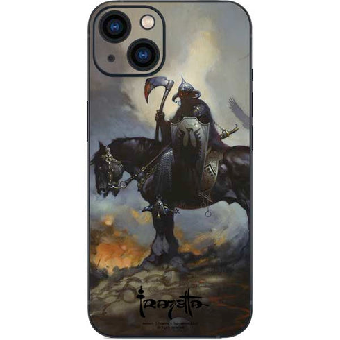 Death Dealer on Horseback by Frazetta iPhone 15 Plus Skin