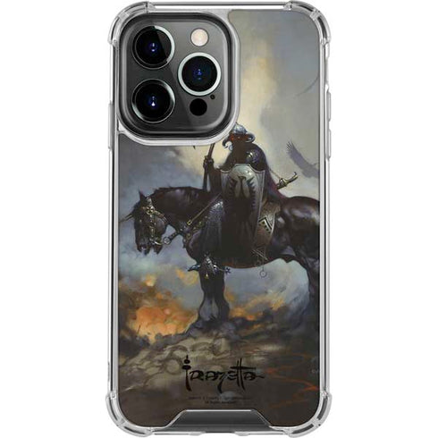 Death Dealer on Horseback by Frazetta iPhone 15 Pro Clear Case