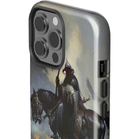 Death Dealer on Horseback by Frazetta iPhone 15 Pro Max Impact Case