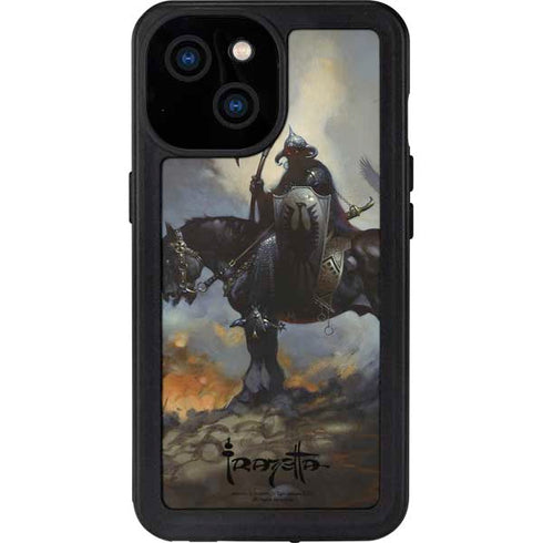 Death Dealer on Horseback by Frazetta iPhone 15 Waterproof Case