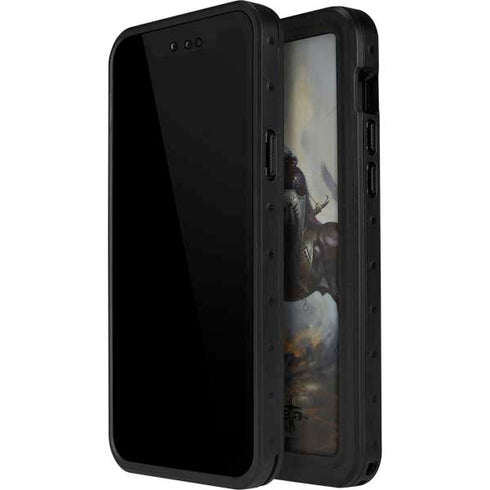 Death Dealer on Horseback by Frazetta iPhone 15 Waterproof Case