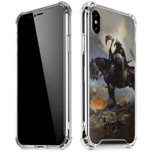Death Dealer on Horseback by Frazetta iPhone XS Max Clear Case