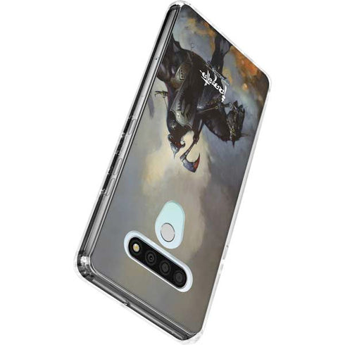 Death Dealer on Horseback by Frazetta LG Stylo 6 Clear Case