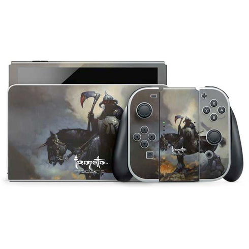 Frazetta Death Dealer on Horseback Nintendo Switch OLED (2021) Skin