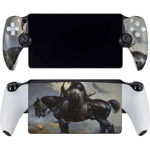 Death Dealer on Horseback by Frazetta PlayStation Portal Remote Player Skin