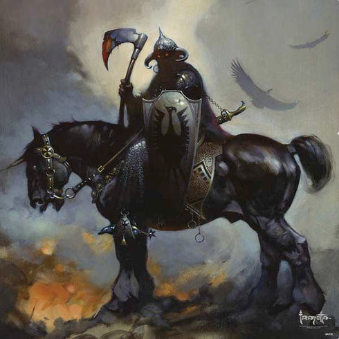 Frazetta Death Dealer on Horseback PS4 Slim Skin