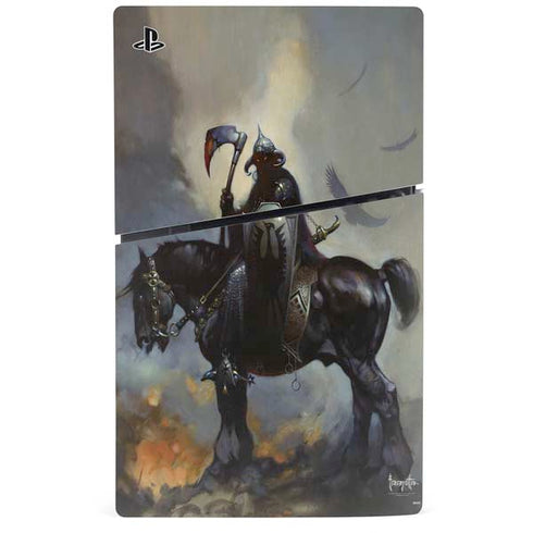 Death Dealer on Horseback by Frazetta PS5 Slim Digital Edition Bundle Skin