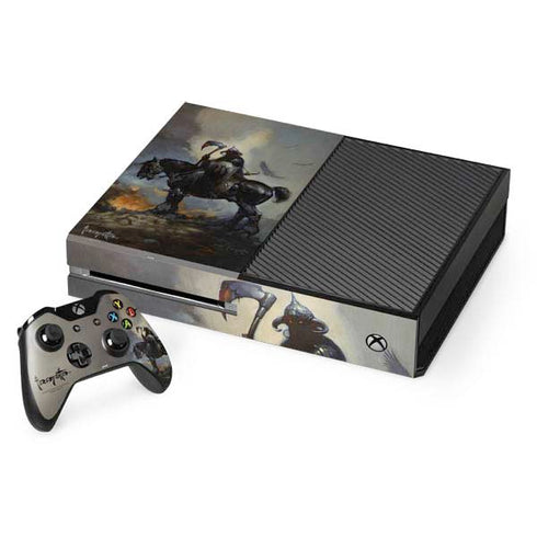 Frazetta Death Dealer on Horseback Xbox One Console and Controller Bundle Skin