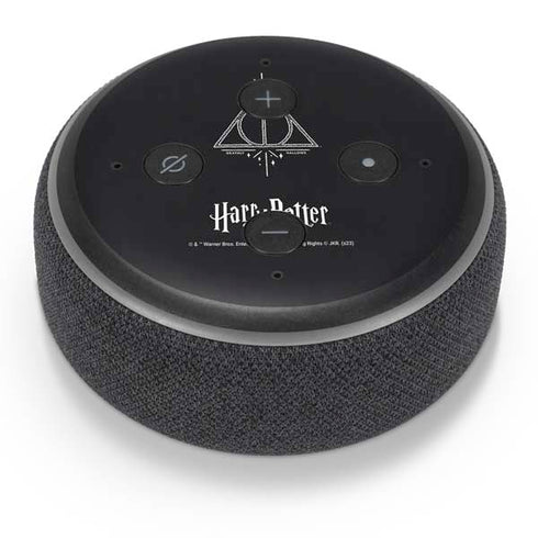 Wizarding Worlds Harry Potter Deathly Hallows Symbol Amazon Echo Dot Skin