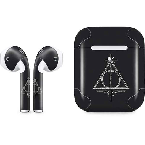 Wizarding Worlds Harry Potter Deathly Hallows Symbol Apple AirPods 2 Skin