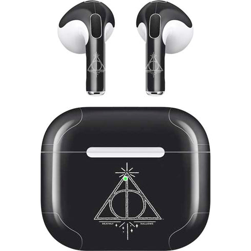 Wizarding Worlds Harry Potter Deathly Hallows Symbol Apple AirPods (3rd Gen 2021) Skin