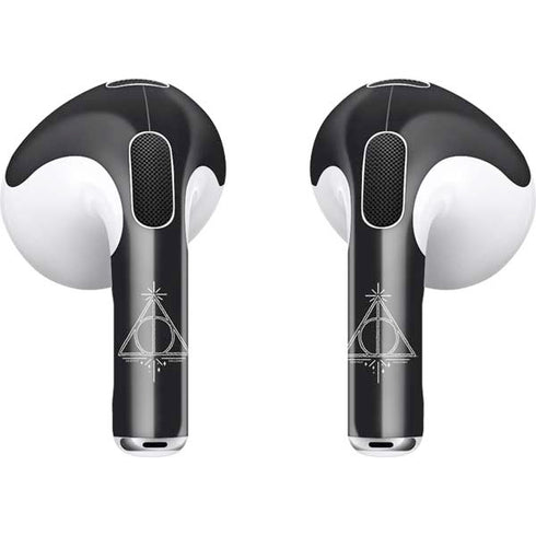 Wizarding Worlds Harry Potter Deathly Hallows Symbol Apple AirPods (3rd Gen 2021) Skin