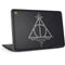 Wizarding Worlds Harry Potter Deathly Hallows Symbol HP Chromebook Skin